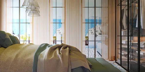 Bedroom with Ocean View
