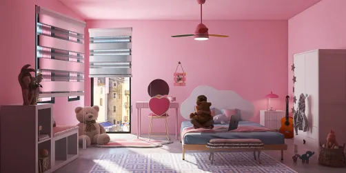 Pink kids room 💗🎠