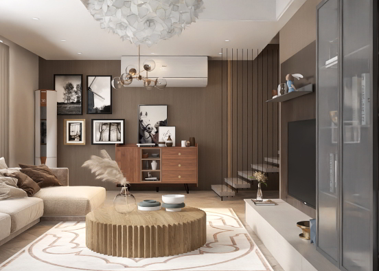 🤎🤎🤎🤎🤎🤎 brown livingroom check Design Rendering
