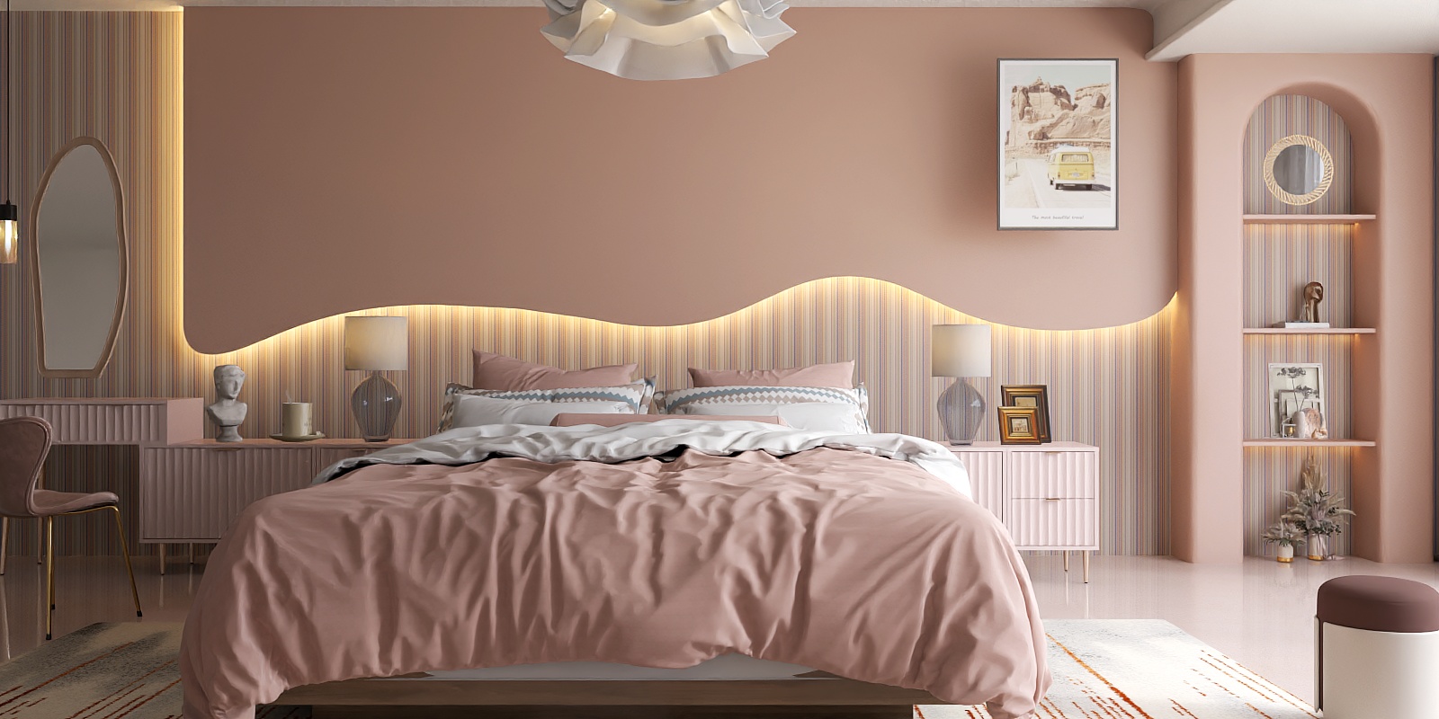 Pink Bedroom
