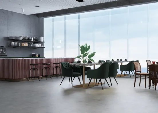 Café ☕
 Design Rendering