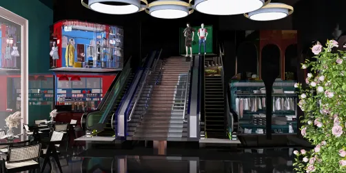 tiny shopping center