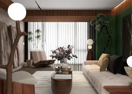 # Modern naturalist  Renderização de Design