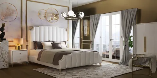 Glam bedroom