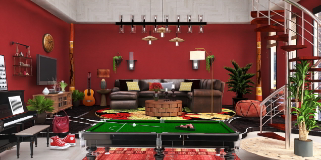 Living and recreation room 