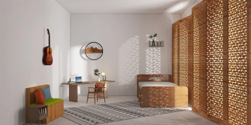 Petite chambre bureau 