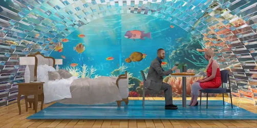 Underwater is a romantic place 