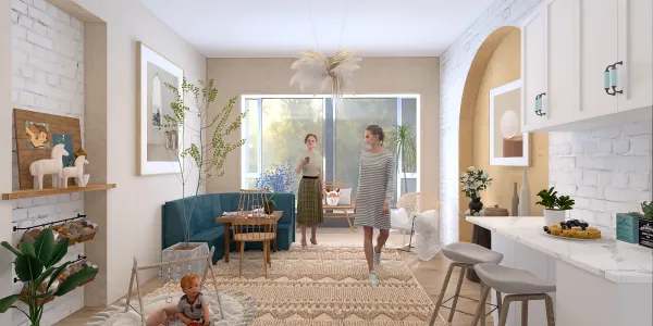 Professional interior design created with Homestyler 3D design software