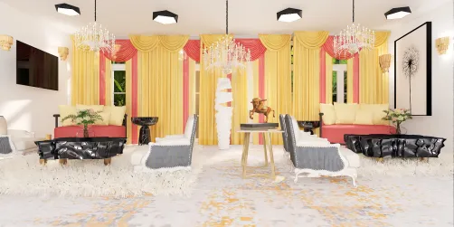 Glammed Living Room