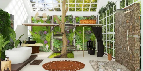 Tree House styled Bathroom 