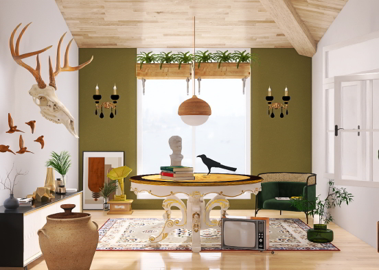 Dining room 🪴📺🌻 Design Rendering