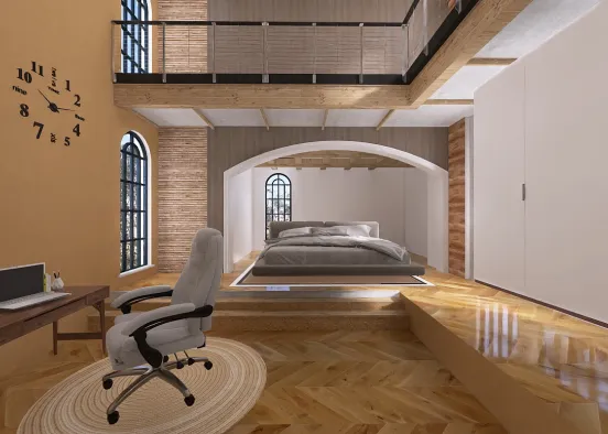 modern bedroom<3 Design Rendering