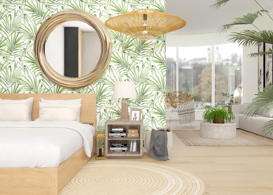 Leafy Room Design Rendering