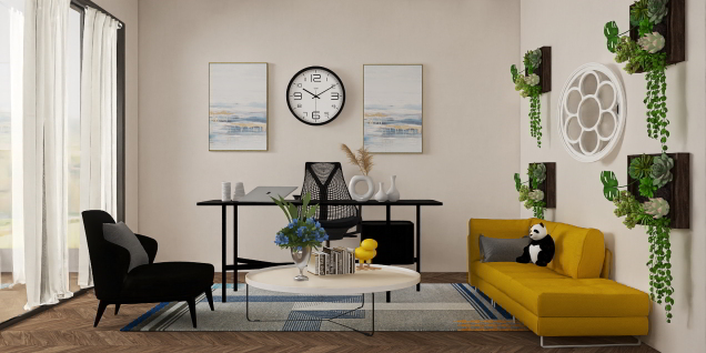 Home office room 