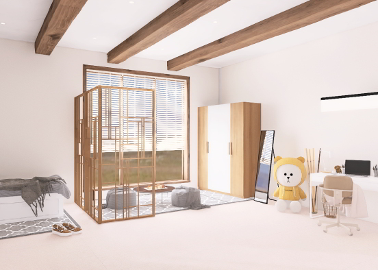 My ideal bedroom♡ Joy♡ Design Rendering
