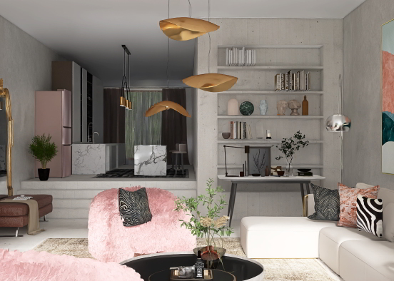 Glamorous pink 🌸✨ Design Rendering