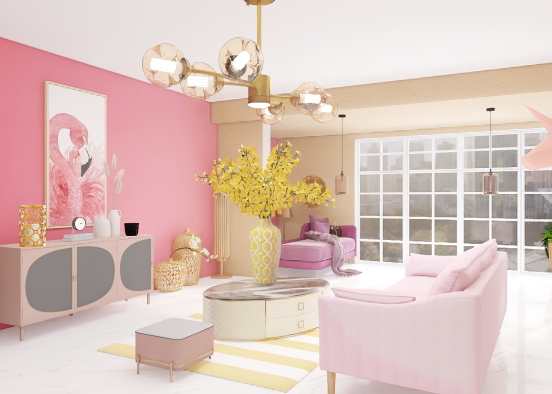 pink rose 🌸 Design Rendering