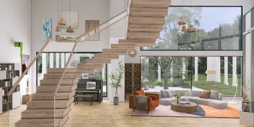Under stairs