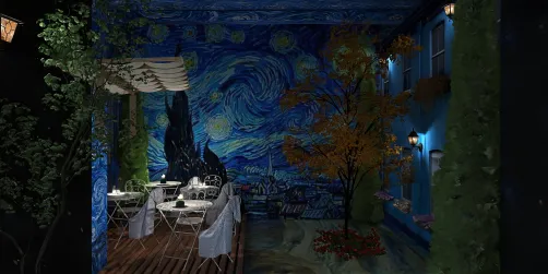 Café Terrace at Night in Arles