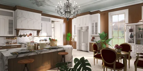 modern victorian kitchen 