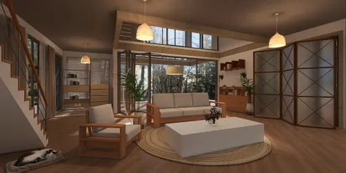 Cozy semi-topical house.