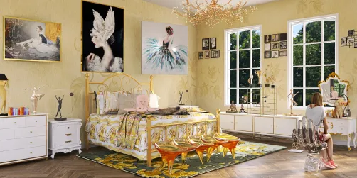 A dancers room