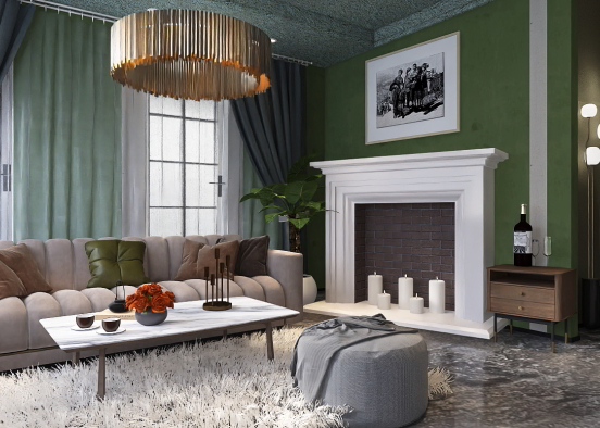 Classic living room...🤎🪴🛋 Design Rendering