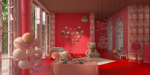 Valentines Day room