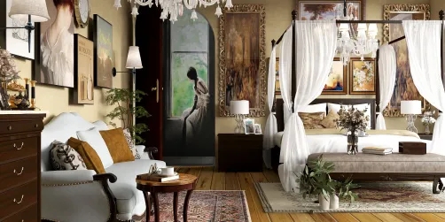 Antique bedroom 👌🏻💯