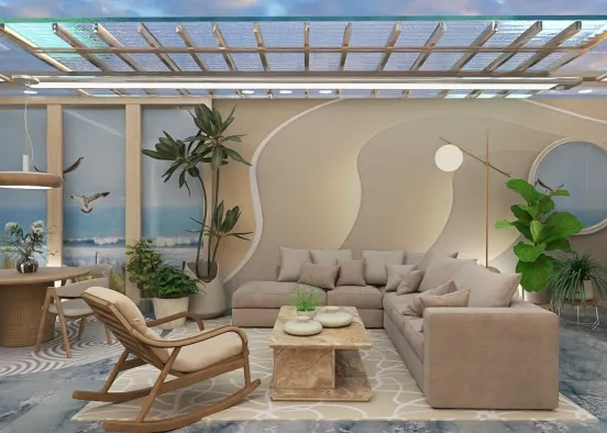 # Open Your World to the Sky Renderização de Design