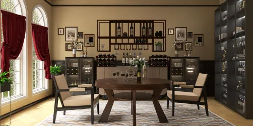 Wine tasting room