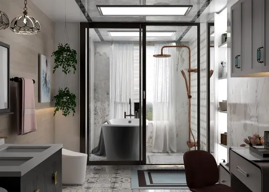 Bathroom / Banheiro Design Rendering