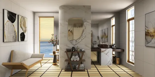Luxurious Bathroom 3D
