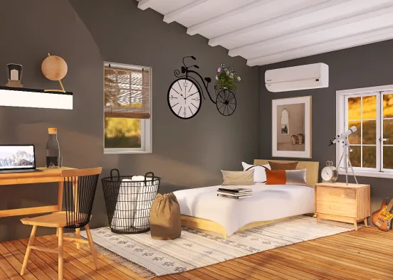 bedroom - boho aesthetic ❤️ Design Rendering