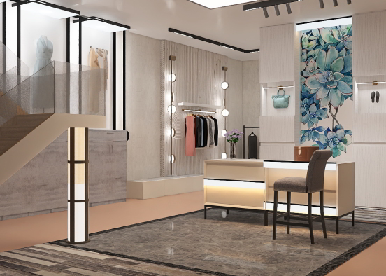 Dior Store Design Rendering