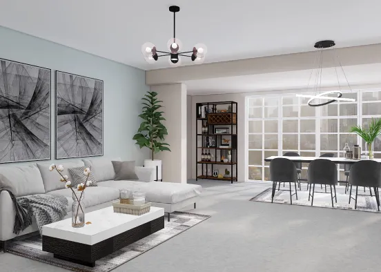 Modern living room 🛋️🏡😍 Design Rendering