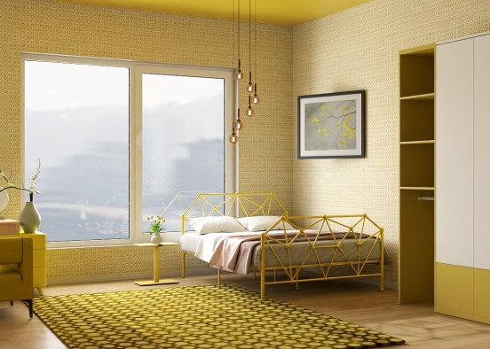 yellow room 💛  Design Rendering