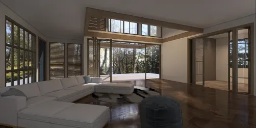 Open living room plan 