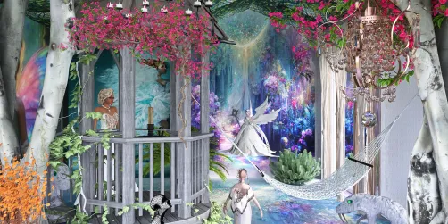 Fairies in the forest 