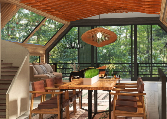Summer home.  Design Rendering