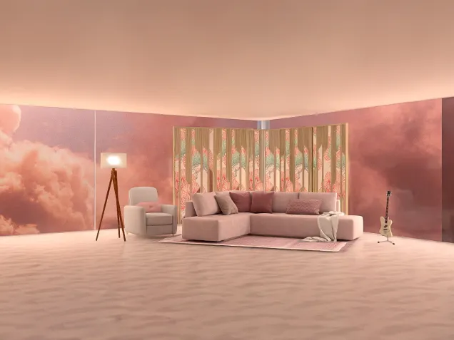 Pink aesthetic room