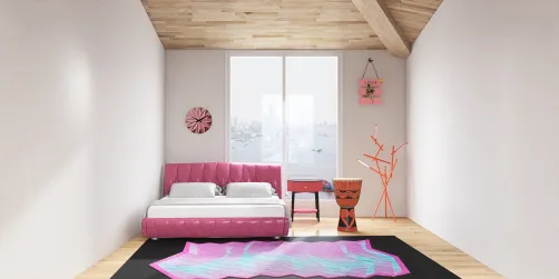 Chambre rose