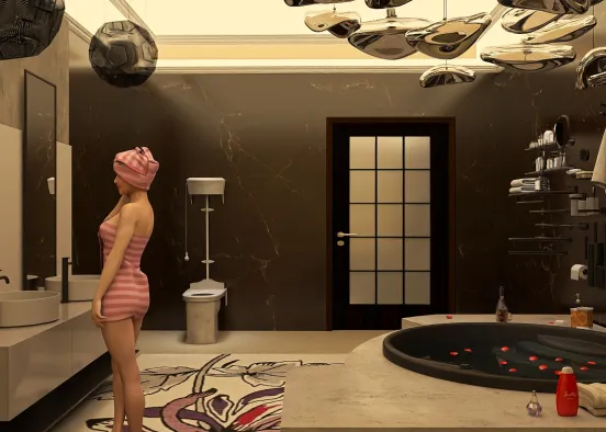 # Bathroom Renderização de Design