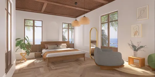 Beautiful white and beige bedroom 🤍