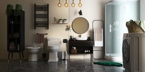 Industrial bathroom 