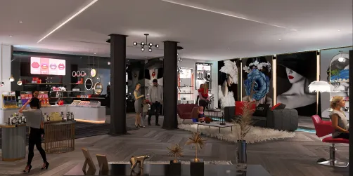 Beauty and hair salon luxury 