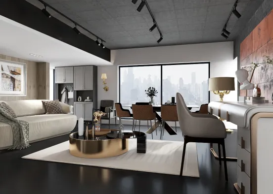 Luxury living room idea 💡 Design Rendering