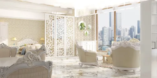 White glass room 🤍🩶