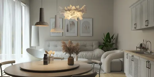 Living room & dining room 