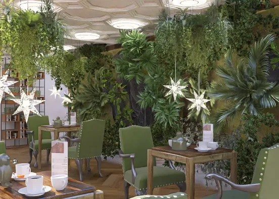 Tropical cafe...✨🌿🌿 Design Rendering